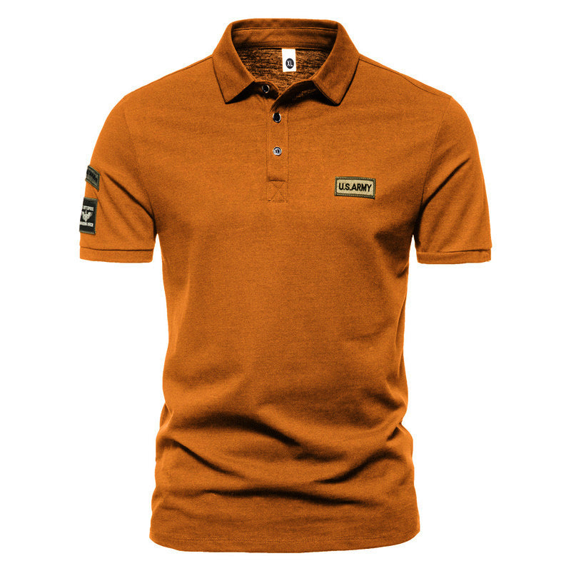 2024 Spring Men's Short-sleeved Polo Shirt