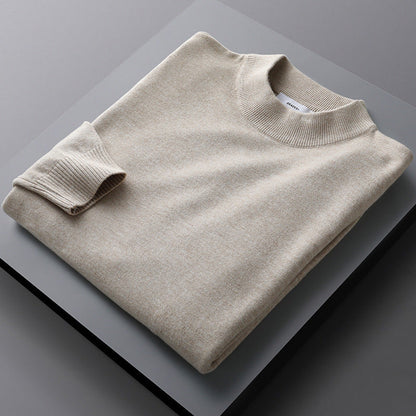 Winter Solid Color Half Turtleneck Sweater