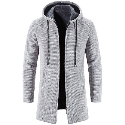 Men's Plush All-match Chenille Knitted Sweater Jacket