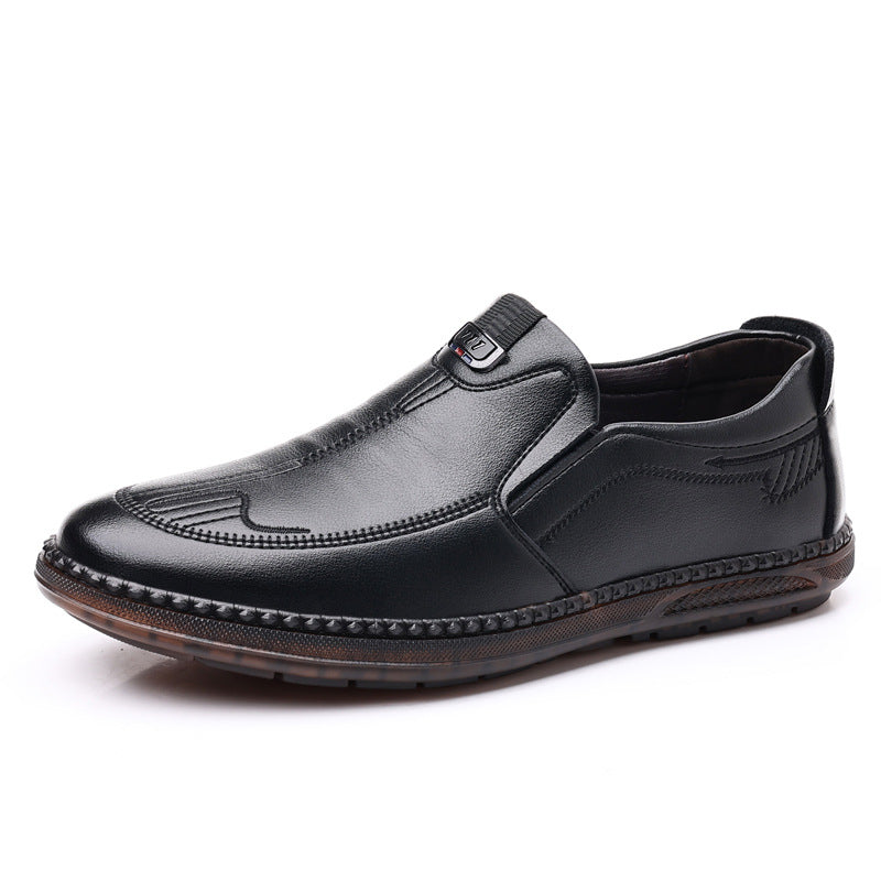 Men's Trendy Tendon Soft Sole Non-slip Versatile Casual Leather Shoes