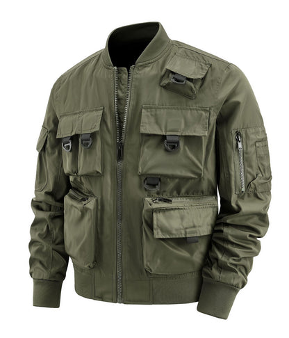Men's Outdoor Leisure Multi-pocket Flight Jacket